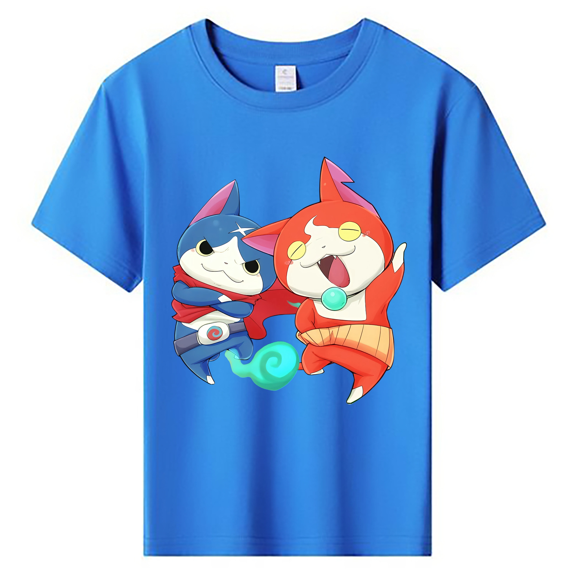 （画像用） 妖怪ウォッチ Yo-kai Watch 綿100％キッズTシャツ（フロントプリント）